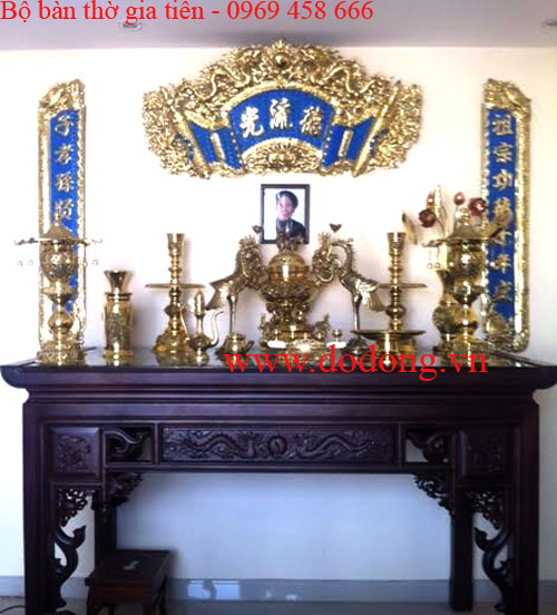 Các mẫu cuốn thư hoành phi đồng đỏ, đồng vàng
