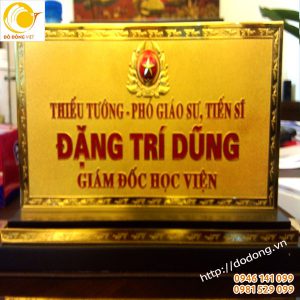 Biển chức danh đồng mẫu đẹp của đồ đồng quà tặng