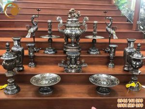 Bộ đồ thờ phú quý – thờ cúng tổ tiên cao cấp