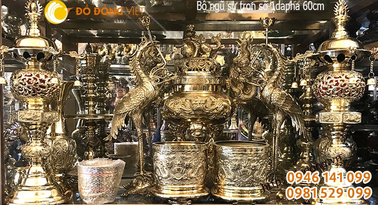Bộ thất sự đỉnh đồng đại phát số 1 LT.B257.1 3d 60cm
