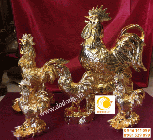 Các mẫu tượng gà đồng,gà mạ vàng 2017 đinh dậu