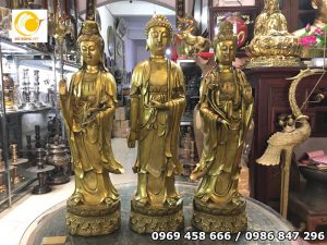 Tượng Phật Quan Âm Bồ Tát bằng đồng