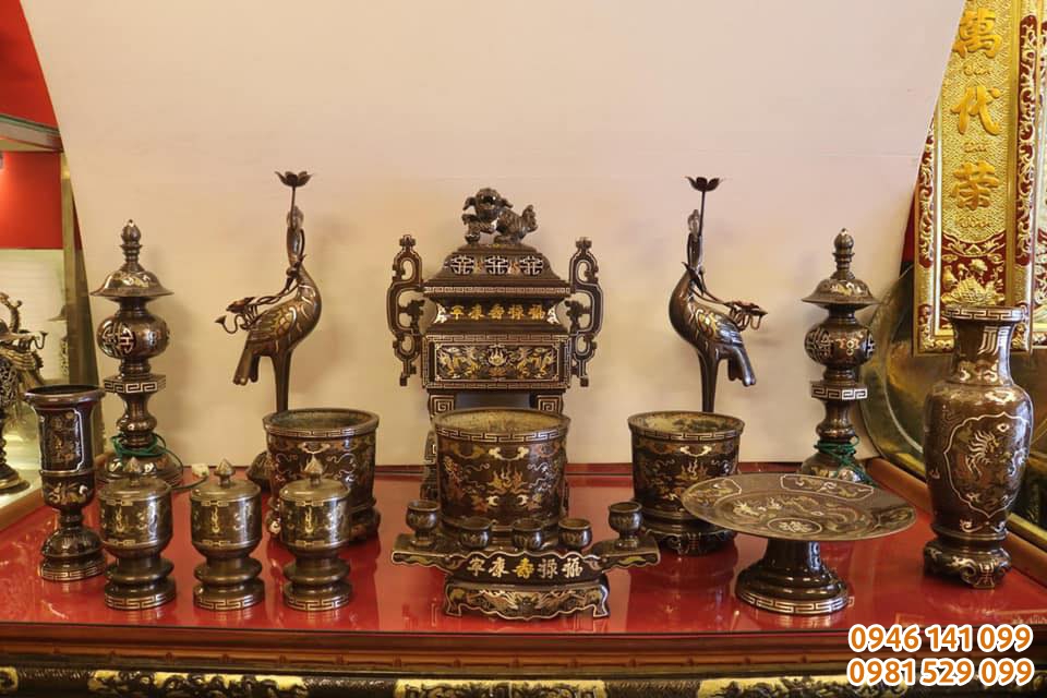 Đỉnh đồng phú quý vuông mang đại cát đến nhà