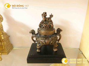 Lư xông trầm hương, đỉnh đốt trầm bằng đồng