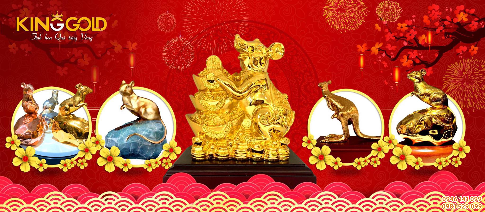 King Gold tung bộ chuột phú quý dát vàng dịp năm mới -VNEXPRESS.NET
