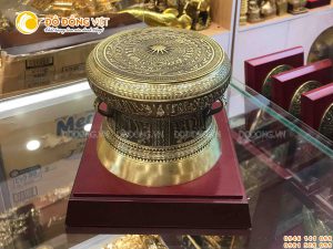 Trống đồng quà tặng lưu niệm cỡ 15 cm