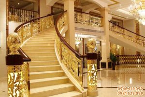 Thi công con tiện, lan can cầu thang, cửa bằng đồng