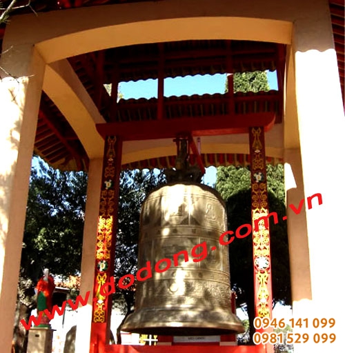 Chuông đồng đồ công đức cúng tiền chùa tiếng chuông đồng