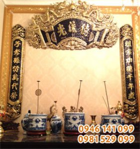 Gía bộ đồ thờ đồng đài loan, đồ thờ liên doanh