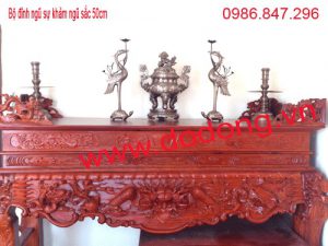 Đồ thờ đồng ngũ sắc giá trị tâm linh cao