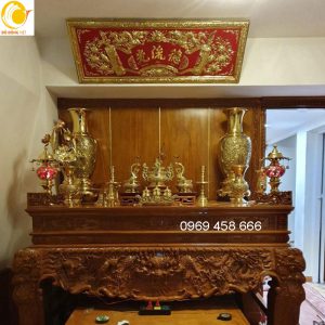 bàn thờ gia tiên và cách bày trí trên bàn thờ