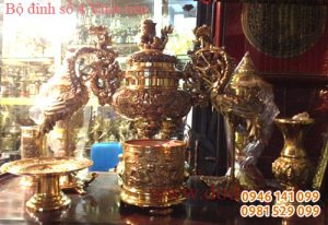 Đồ thờ đồng vĩnh tiến đài loan số 4 đồ thờ cúng