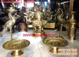 Đồ thờ tam sự dapha số 1 bàn thờ 217cm đồ thờ đồng