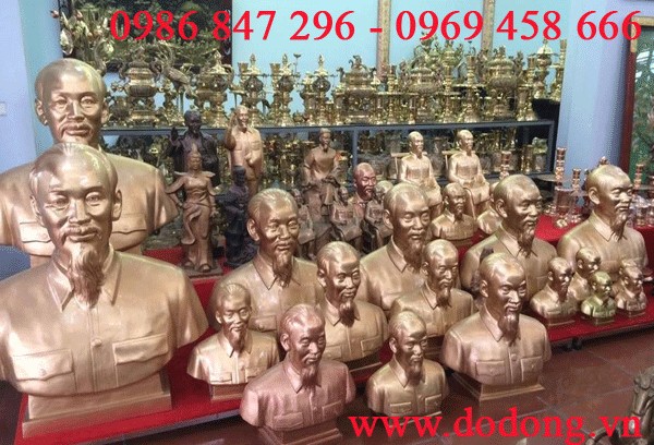 Các mẫu tượng bán thân Bác hồ trang trí phòng họp hội trường