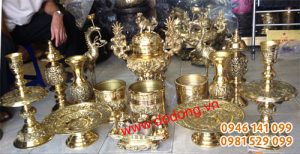 Đồ thờ đồng, đồ thờ cúng bằng đồng đẹp