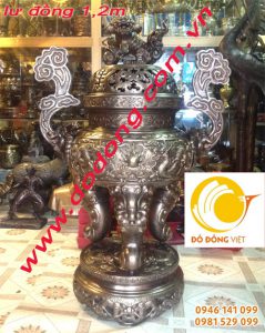 Nhận đúc lư hương đỉnh đồng bày từ đường uy tín