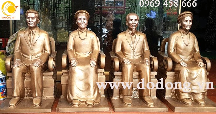Nhận đúc tượng đồng đỏ toàn thân 1m theo yêu cầu