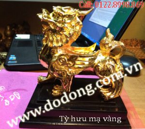Tỳ hưu đồng mạ vàng phát tài phát lộc