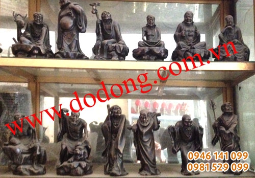 Đúc tượng đồng 18 vị la hán đồng hun giả cổ