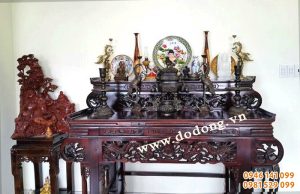 Lư đồng hun cao cấp mã 8 dùng cho bàn thờ tam cấp