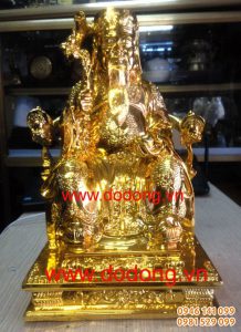 Tượng đồng thần tài ông địa mạ vàng