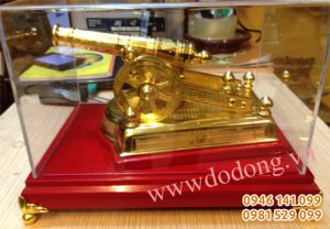 Súng thần công mạ vàng 24k quà tặng cấp tướng