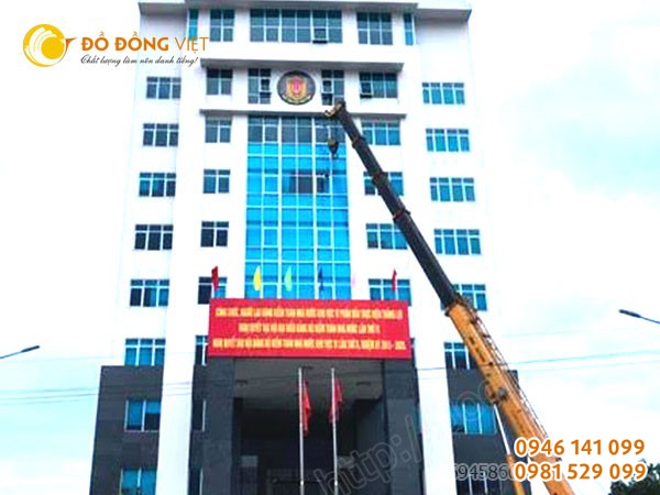 Logo kiểm toán nhà nước đồng dk 255cm tại Kiểm toán kv VI