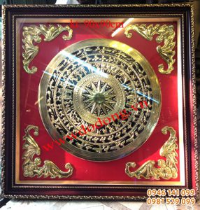 Tranh mặt trống đồng đồ đồng việt