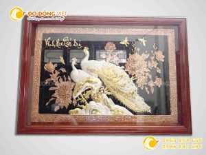 Tranh đồng Vinh Hoa Phú Quý