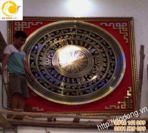 5 mẫu tranh trống đồng, mặt trống ăn mòn treo tường