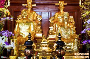 Đúc tượng thờ trong đền thờ, từ đường dòng họ uy tín