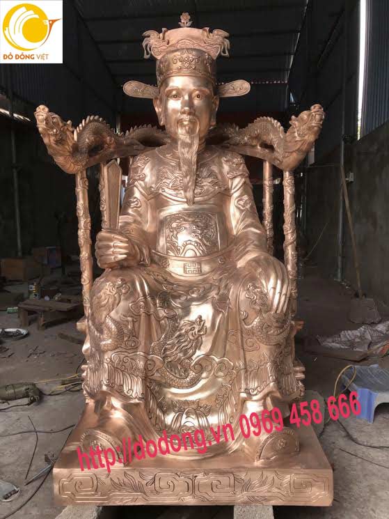 Đúc tượng Thái sư Trần thủ độ bằng đồng cao 1,4m