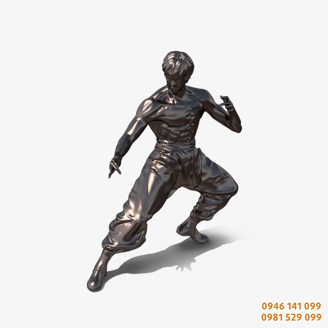 Tượng đồng giả cổ lý tiểu long bronze art