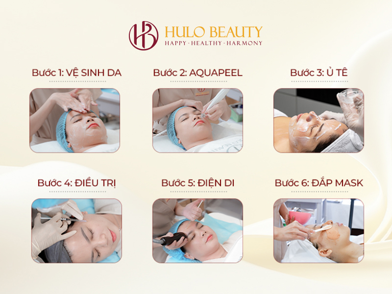 Quy trình 6 bước trẻ hóa da HuloSkin tại Hulo Beauty