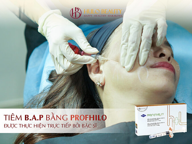 Tiêm B.A.P bằng Profhilo được thực hiện trực tiếp bởi Bác sĩ
