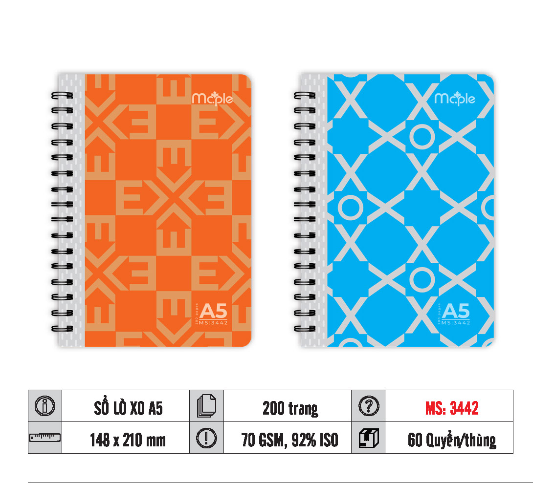 SỔ LÒ XO A5 MC.PLE MS 2440/3442/3443 - Ảnh 2