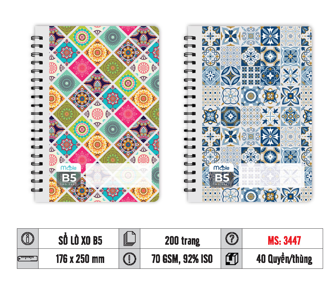 SỔ LÒ XO A5 MC.PLE MS 3446/3447 - Ảnh 2