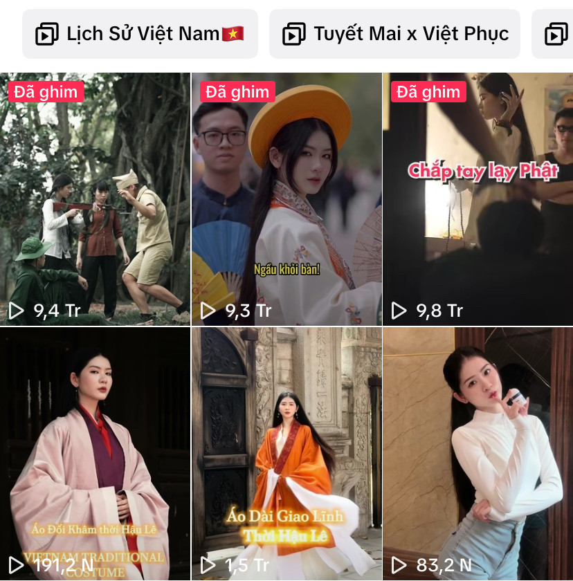 Kênh TikTok truyền tải văn hóa của Tuyết Mai